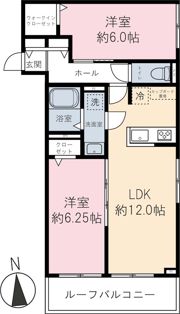 カーサファルコンの間取り画像