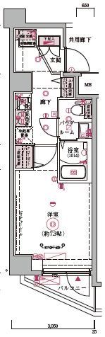 ARCOBALENO MUSASHIKOYAMAの間取り画像