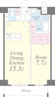 クレシェンテ月島の間取り画像