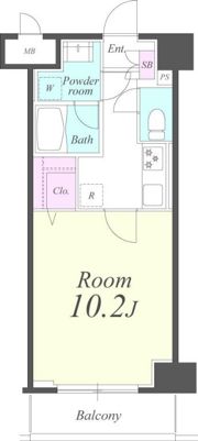 クレシェンテ月島の間取り画像