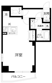 メインステージ目黒IIの間取り画像