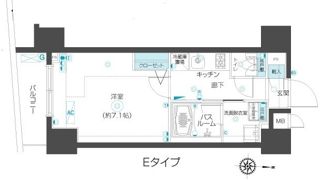 ZOOM市谷本村町の間取り画像