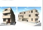 （仮）足立区大谷田AS0519 新築長屋住宅の外観