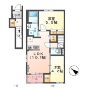 ソラーレ（東松山市松山町 アパートII期新築工事）の間取り画像