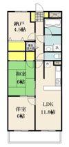ライオンズマンション東川口の間取り画像