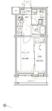 ベルシード野毛山公園の間取り画像