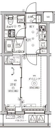 ベルシード野毛山公園の間取り画像