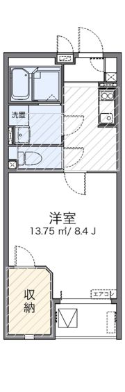 レオネクストアーバンブルーの間取り画像