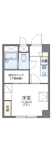 レオパレス御代の台の間取り画像