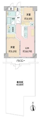 ロイヤル立石マンションの間取り画像