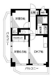 ルーセント方南の間取り画像