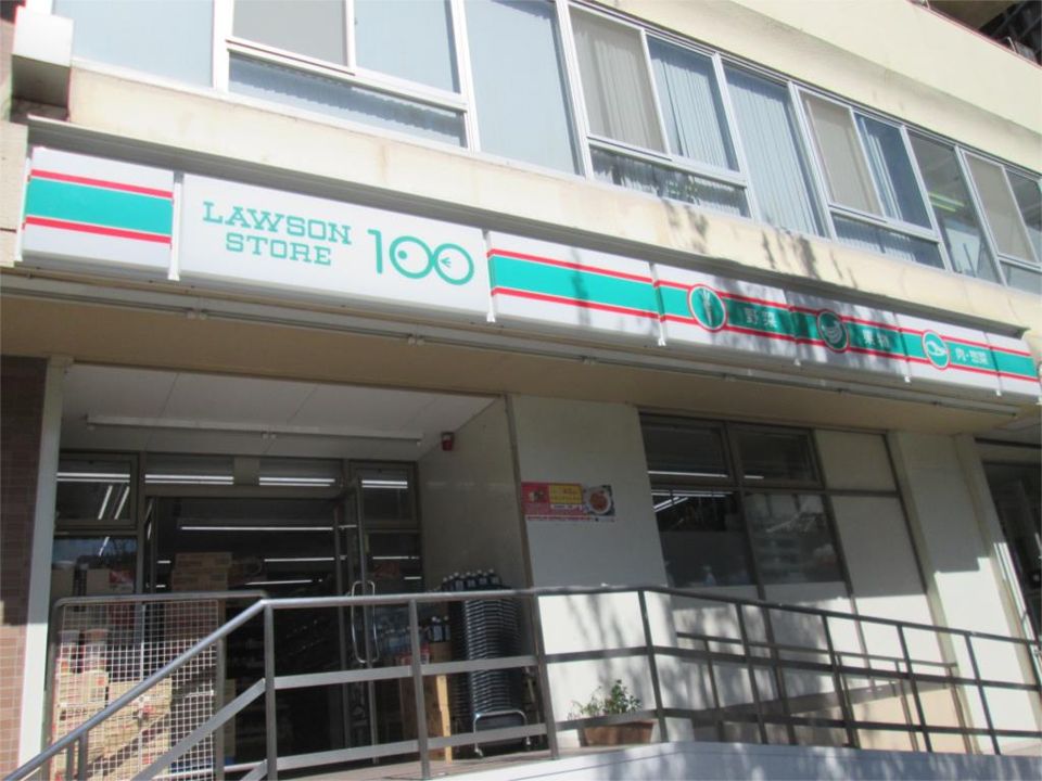 近くのローソンストア100 LS新宿五丁目店まで250m（徒歩4分）