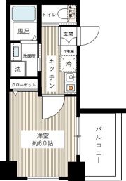 ルクシェール武蔵新田の間取り画像