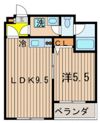 プラザ南大井の間取り画像