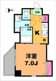 月村マンションNo.23の間取り画像