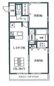 グランミーティスの間取り画像
