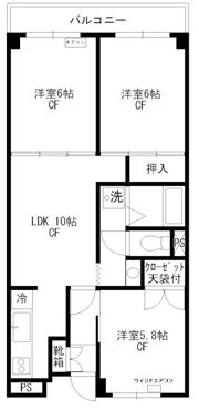 コーポラストマトの間取り画像