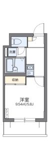 レオパレスアザレアの間取り画像