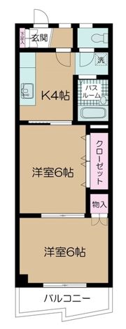 ロイヤルマンション市川の間取り画像