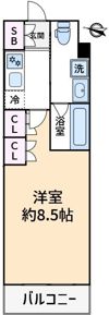 メイクスデザイン住吉アジールコートの間取り画像