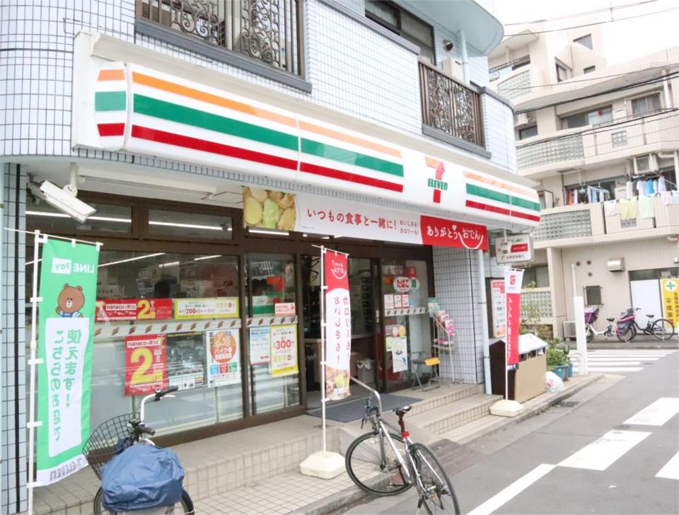 近くのセブンイレブン 江東東砂8丁目店まで72m(徒歩1分)