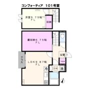 コンフォーティア（Comfotia）の間取り画像
