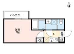 アレーズ六町の間取り画像