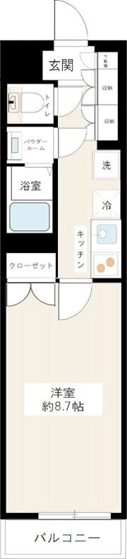 パレステュディオときわ台の間取り画像