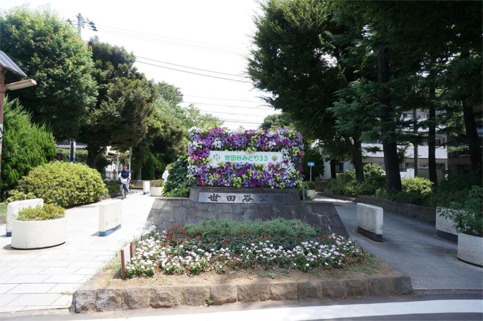 近くの世田谷公園まで810m（徒歩11分）