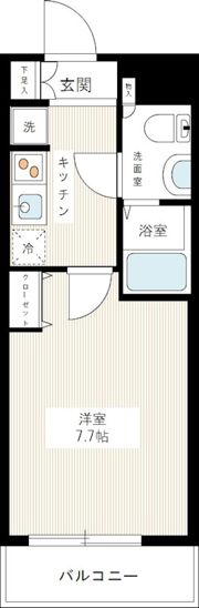 ファーストコート赤羽の間取り画像
