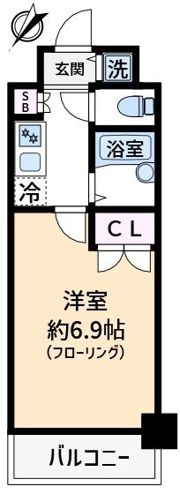 アーバイル新日本橋の間取り画像