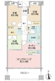 ライオンズ田無ウエストプレイスの間取り画像