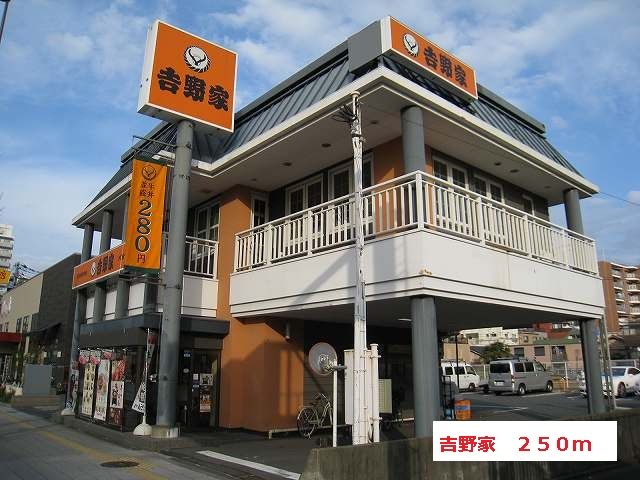 近くの吉野家まで250m(徒歩4分)