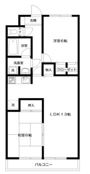 ヴィラフィオーレの間取り画像