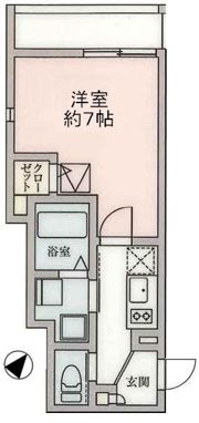 UNISON神宮前の間取り画像