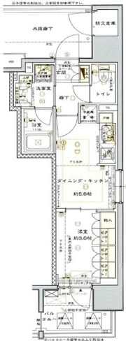 サンクレイドル川口604の間取り画像