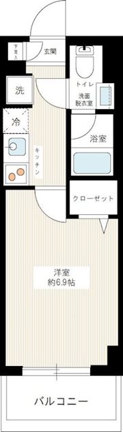 REXZY西川口AZIIの間取り画像