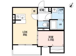 ルノン東所沢の間取り画像