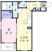 メルベーユの間取り画像