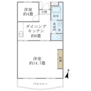 若尾山ハイツの間取り画像