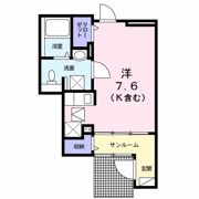 ラフィネII 堀之内の間取り画像