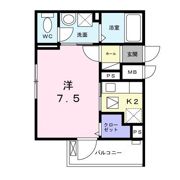 クロワールの間取り画像