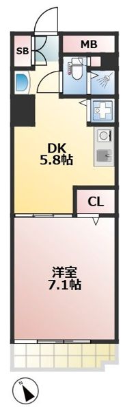 SOCIETY SAKURA-SHIMMACHIの間取り画像
