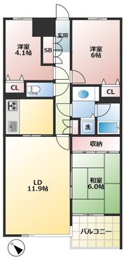 LANAI COURT CLASSICの間取り画像