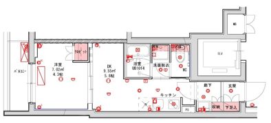 ハーモニーレジデンス品川大井町の間取り画像