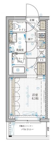 ブライズ高砂の間取り画像