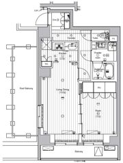 PREMIUM CUBE 大森 TROISの間取り画像