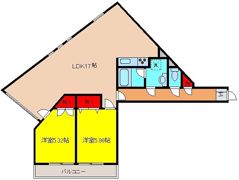 エスタシオン調布の間取り画像