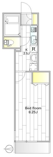 SOUTH SECONDの間取り画像