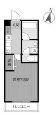 カオパレスNO.22の間取り画像